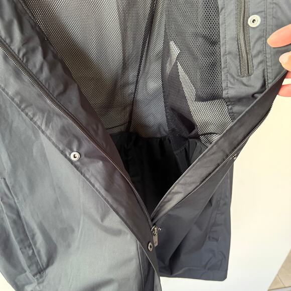 Columbia Black Size XXL Hooded Rain Coat with flaw - Picture 7 of 12
